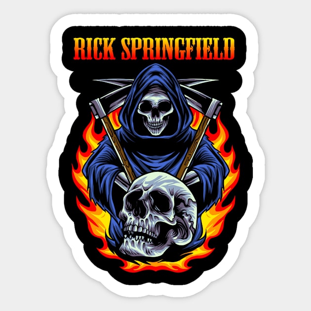 RICK SPRINGFIELD BAND Sticker by Roxy Khriegar Store